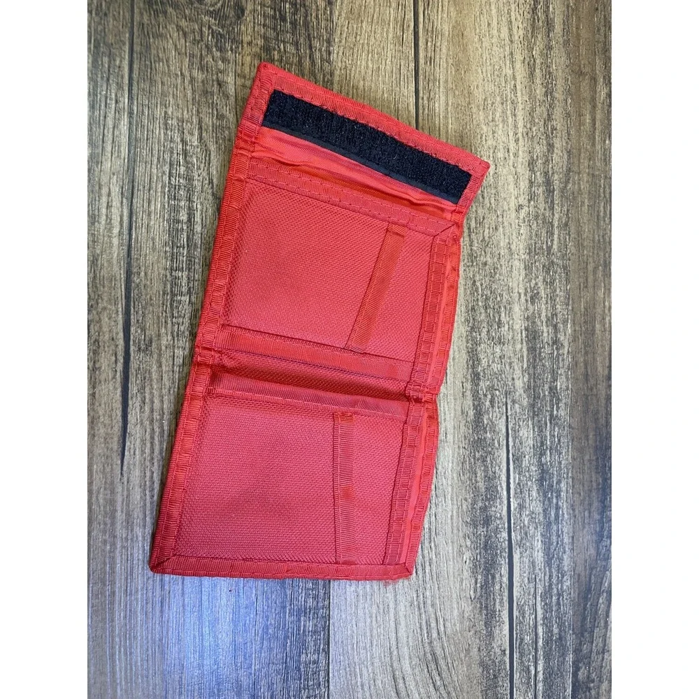Nebraska Cornhuskers Huskers Tri-fold Men's Wallet Red Mesh Jersey Billfold